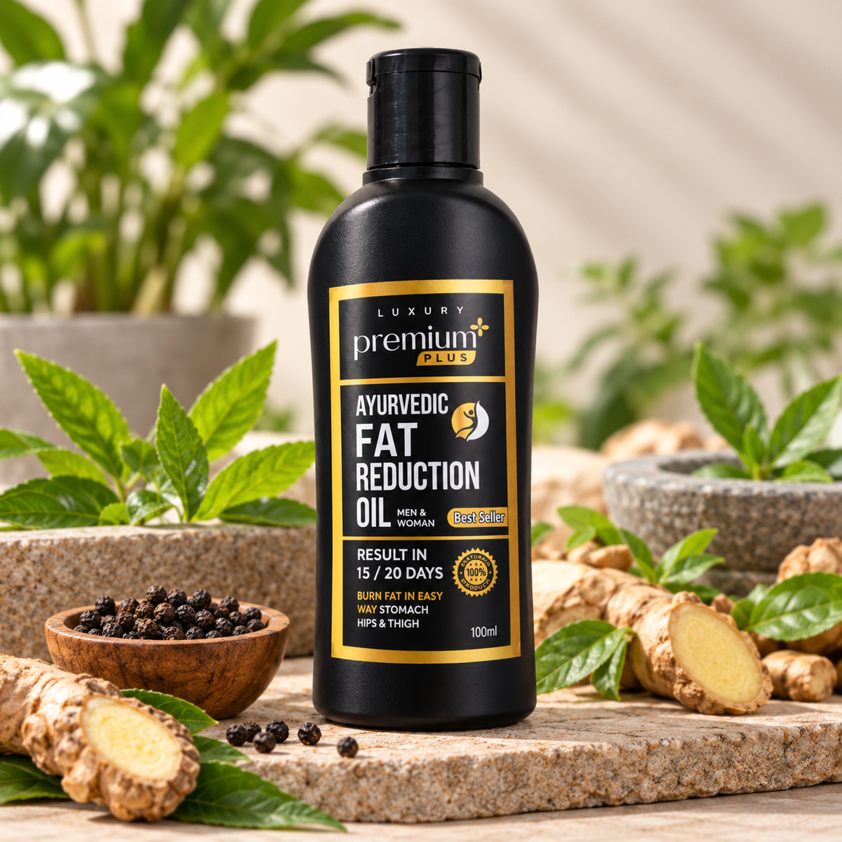 Ayurvedic Fat Reduction Oil – 100ml
